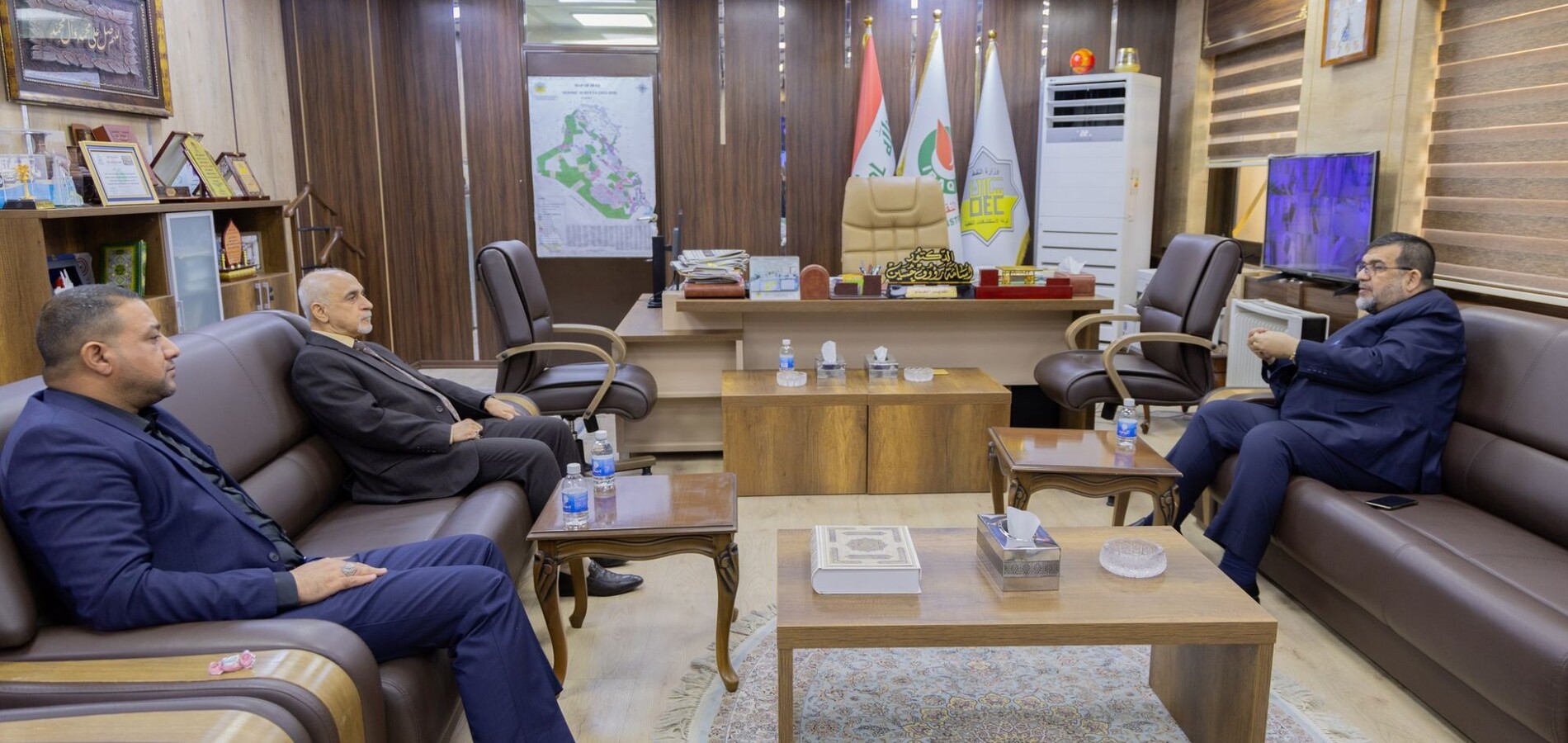 مدير عام الاستكشافات النفطية يستقبل مدير عام شركة خطوط الأنابيب النفطية ..