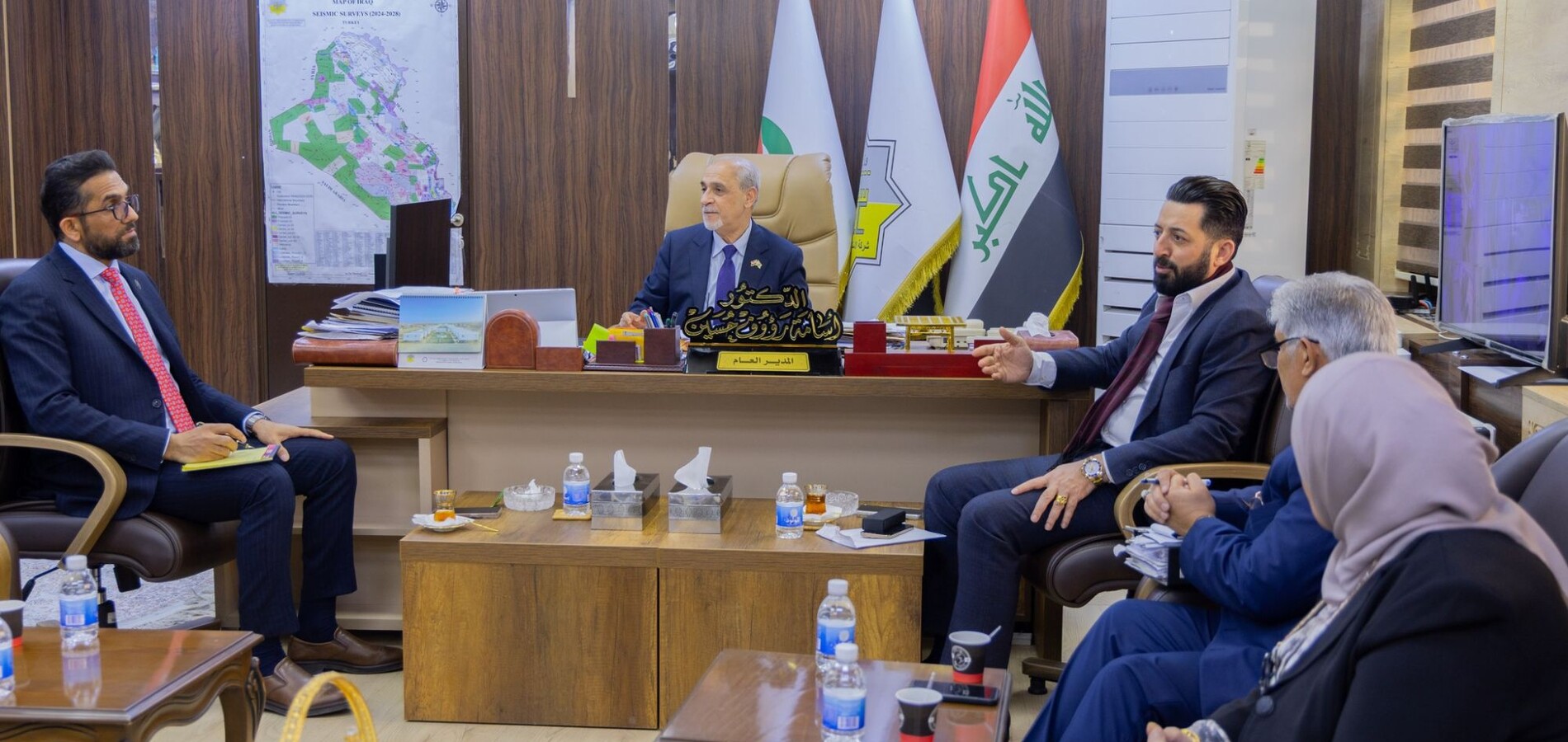 اهتمام متواصل بشؤون الموظفين ومشاريعهم السكنية في شركة الاستكشافات النفطية