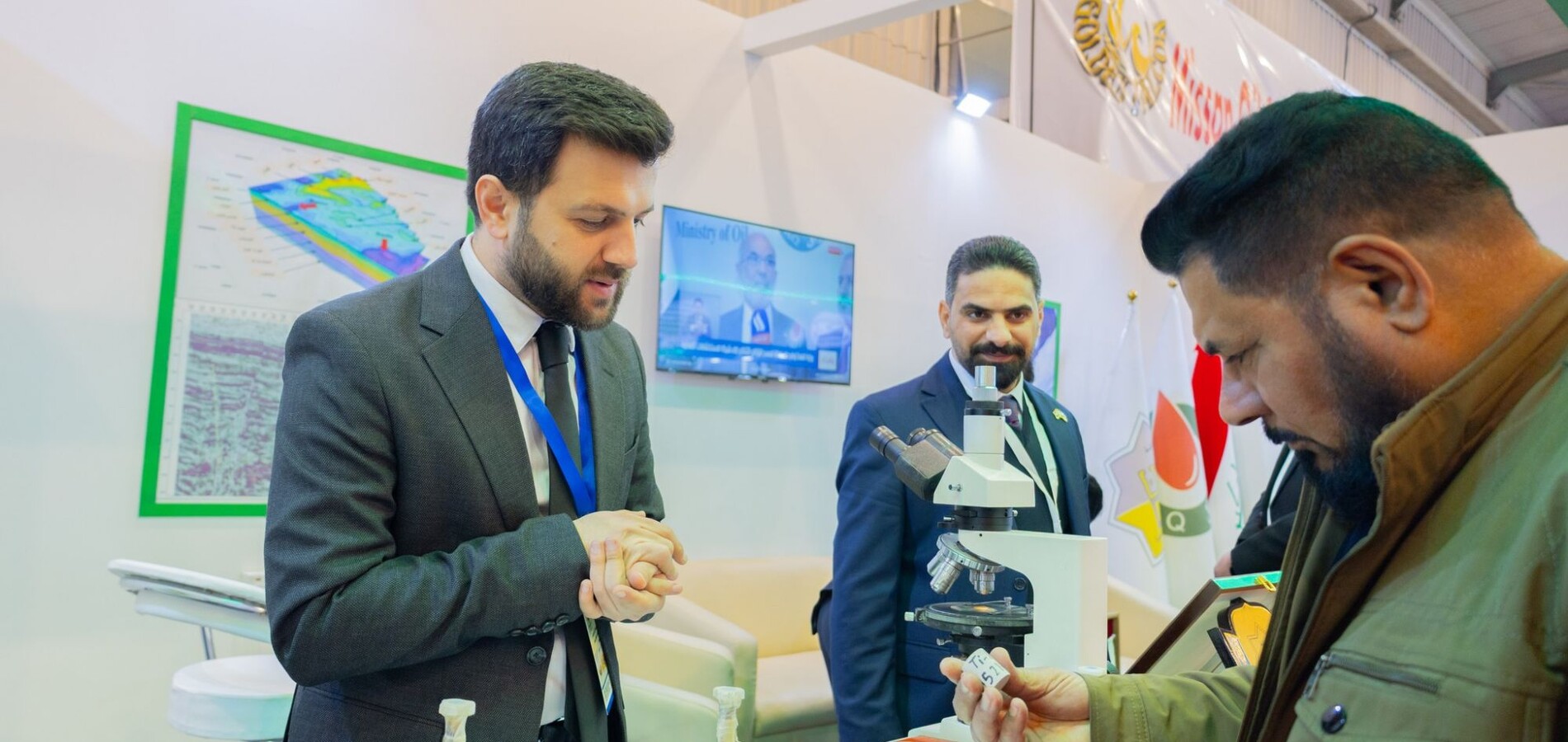 شركة الاستكشافات النفطية تشارك مشاركة فاعلة في معرض ومؤتمر ميسان الدولي الحادي عشر للطاقة والإعمار والاستثمار