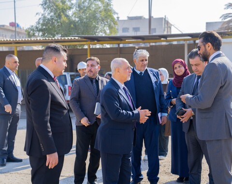The Director General of Oil Exploration Company Inspects Al-Waziriya Site Designated for Employees Housing Complex