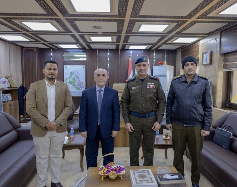 Director General of Oil Exploration Company Receives Army Aviation Commander to Discuss Joint Cooperation
