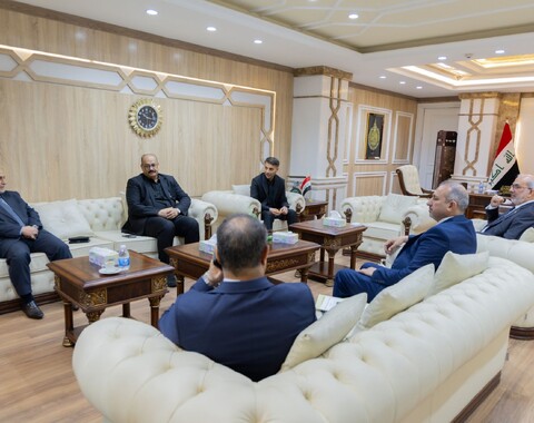 وكيل وزارة النفط لشؤون الاستخراج يستقبل محافظ النجف الأشرف ..