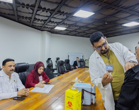 شركة الاستكشافات النفطية تنظم حملة للتطعيم ضد الإنفلونزا الموسمية