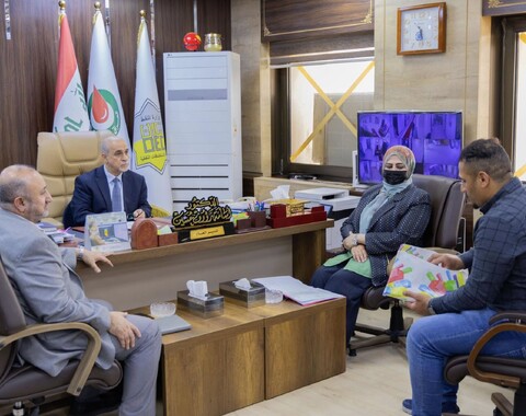 مدير عام شركة الاستكشافات النفطية يستقبل عدداً من الموظفين لبحث طلباتهم ..