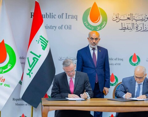 وزارة النفط توقع عقد تنفيذ المسح الزلزالي ثلاثي الابعاد لحقل القيارة مع شركة سونانكول الانغولية