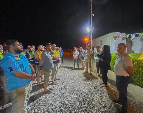 Special Committee for Monitoring Employee Conduct Gives Awareness Lecture to Seismic Crews 7 & 8 on Combating Corruption