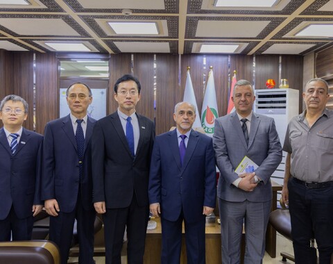 مدير عام شركة الاستكشافات النفطية يستقبل وفد شركة سينوبك الصينية