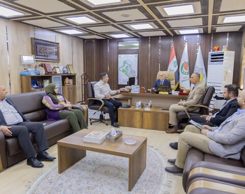 مدير عام شركة الاستكشافات النفطية يستقبل فريق التدقيق الداخلي لنظام إدارة الطاقة..