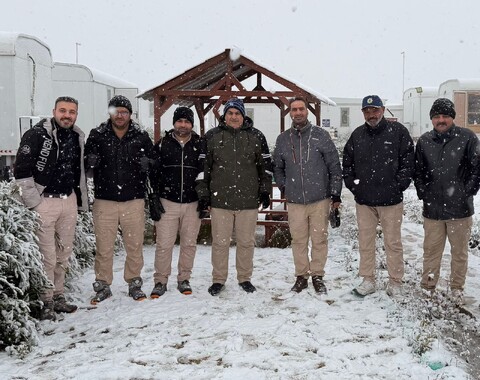 الفرق الزلزالية لشركة الاستكشافات النفطية تواصل أعمالها رغم الظروف الجوية الصعبة