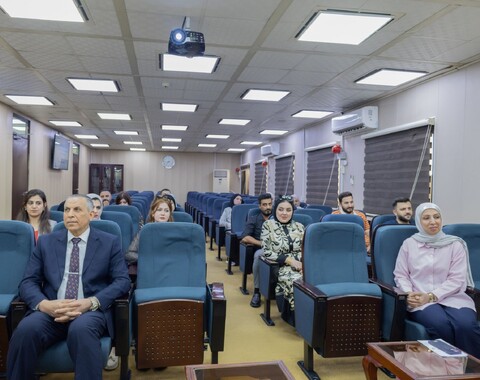 شركة الاستكشافات النفطية تنظم محاضرة تخصصية بعنوان (New Technologies in Water Treatment & Seawater Injection in Oil Reservoirs)