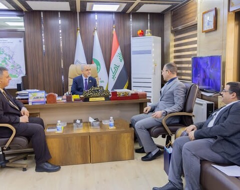 The Director General of Oil Exploration Company Receives Representatives of the Scientific and Engineering Consulting Office at the University of Technology