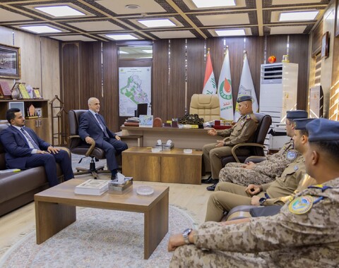 OEC Director General Receives The Commander of the Army Aviation to Discuss Joint Cooperation