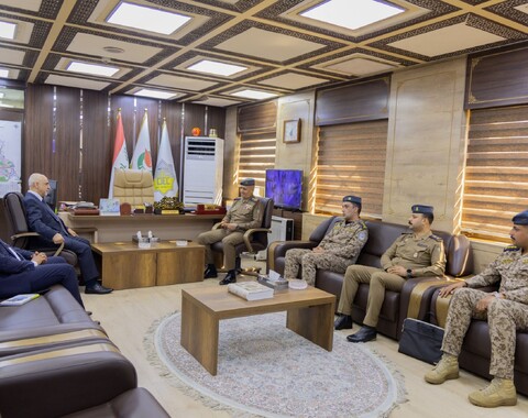 مدير عام شركة الاستكشافات النفطية يستقبل قائد طيران الجيش لبحث التعاون ..