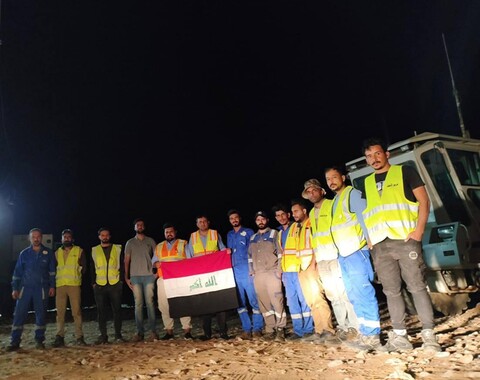 الفرقة الزلزالية السادسة تختتم أعمالها في برنامج ( ملح _رمضاء) في محافظة النجف الاشرف