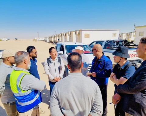 وفد من شركة "سينوبك" الصينية يزور الفرقة الزلزالية الثالثة