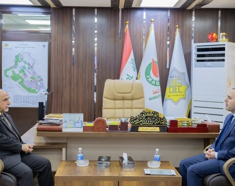 المدير العام لشركة الاستكشافات النفطية يلتقي وفداً من شركة كار للخدمات النفطية ..