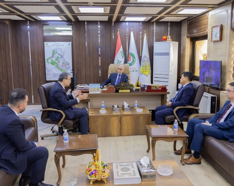 مدير عام شركة الاستكشافات النفطية يستقبل وفدًا من شركة كويت إنيرجي..