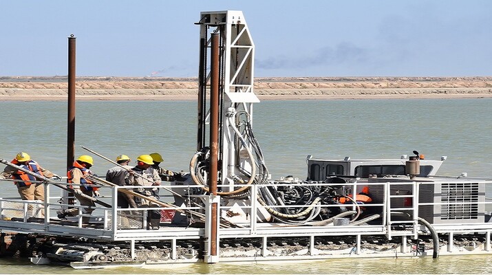 site of seismic crew 4